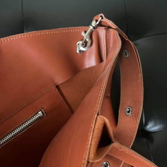 NWOT Gabriel for Sach Tulip Tote in Brown - Picture 6 of 8